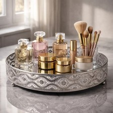 Spiegeltablett Silber Ø26cm