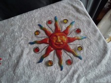 Wand-Deko/Metall/Sonne/neu