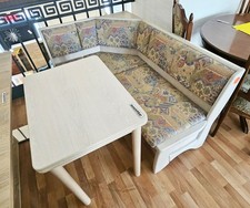 Essecke mit Stauraum + Tisch ausziehbar ahorn (gebraucht)