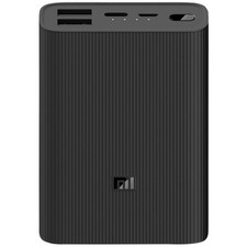 Xiaomi Mi ultra Powerbank 10000 mAh LiPo Schwarz Ladegerät Ladestation Ladeteil