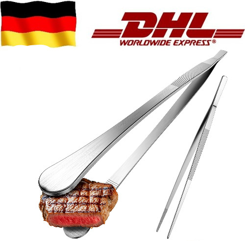 Edelstahl kochpinzette - 2x,