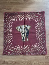 TOP Kissenbezug mit Elefantenmotiv und schickem Safari Muster! 65 x 65! Elefant!