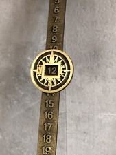 Maritimer Ewiger Kalender Mid Century Design Messing Boot Wandkalender 60er 