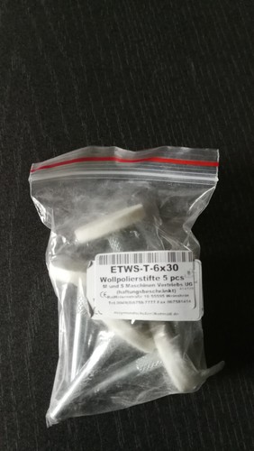 Stück wollpolierstifte - 5,