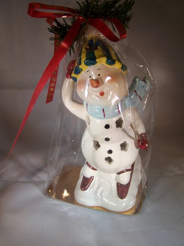 Keramik schneemann mit - keramik,