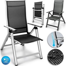 tillvex® Gartenstuhl Hochlehner Klappstuhl Campingstuhl Sessel Klappbar Garten