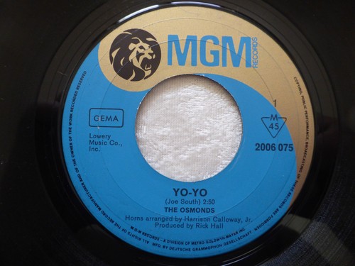 Mgm records vinyl single - mgm,
