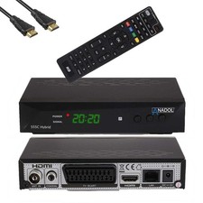 digitaler Kabel Receiver DVB-C/T2 Anadol 555C Hybrid USB SCART PVR Full HD 1080p