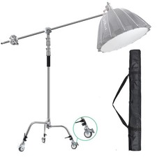 C-förmiger Ständer 260cm Galgenstativ aus Edelstahl mit 120cm Auslegearm Stative