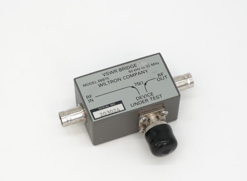 Wiltron 68b75 vswr bridge - wiltron,