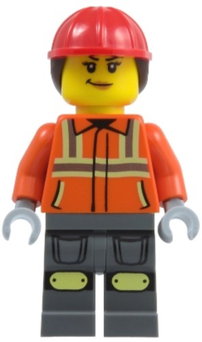 Lego minifigur arbeiterin - lego,