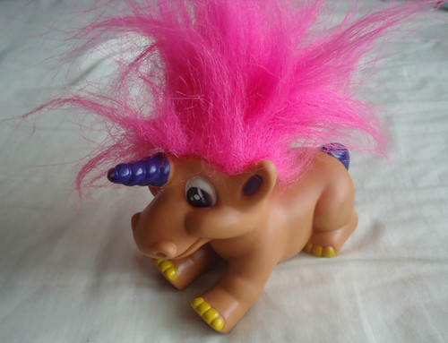 Vintage troll puppe - troll,