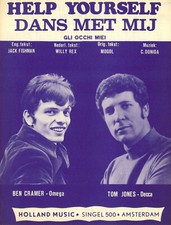 Tom Jones : Help Yourself : original HOLLAND 60's Sheet Music