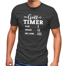 Herren T-Shirt grillen Grill