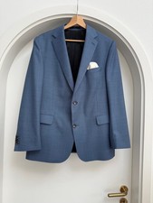 Eduard Dressler Blazer Sakko Comfort Fit Größe 25 hellblau