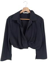 ZARA Langarm-Bluse Damen Bluse