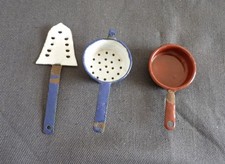 3 Teile  Puppenstubengeschirr