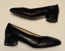Damen Ara Leder Pumps Schwarz