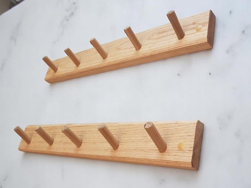 Set garderobenleiste eiche - set,