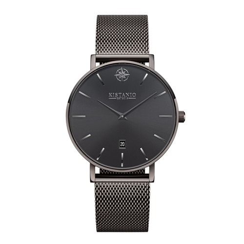 Moyen damenuhr gunmetal - damenuhr,