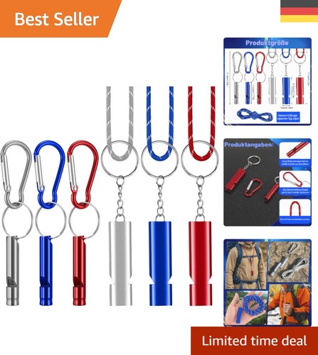 Notfallpfeife laut 6er pack - notfallpfeife,