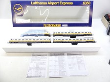 Fleischmann H0 6350 Lufthansa Zug-Set -DIGITAL- AC, Licht, NEM, TOP in OVP#61783