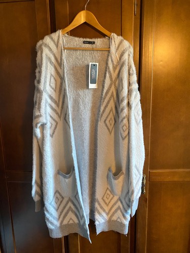Weicher long cardigan mit - long-cardigan,