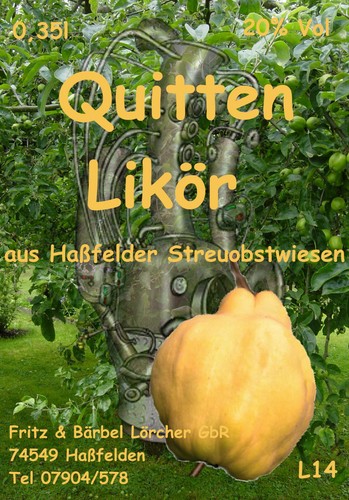 5x0 35l quittenlikör - 5x0,35l, 20