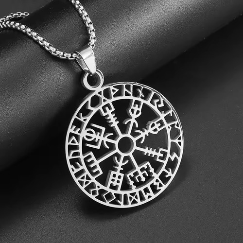 Großer vegvisir amulett - vegvisir,