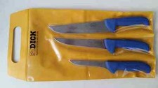 Dick, Messerset, 3tlg, Ergogrip, Metzgermesser, Messer, Schlachtermesser