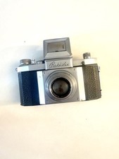 PRAKTIFLEX  Schreibschrift schwarz Kamera + Xenon 1:2 f=5cm