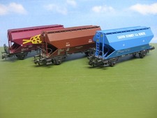 3 Roco H0 Güterwagen SBB Tgpps Schweiz Getreidewagen Ep. IV - V