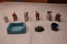 Konvolut Schleich Tiere, 6 Hunde mit Zubehör ,H14