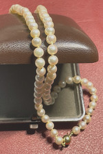 42,5 cm lang Akoya Perlen