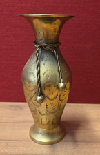Vase Messing Indien florale