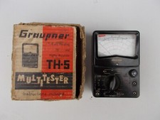 GRAUPNER  TH - 5   Multitester  Analogtester  Retro  Vintage