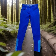 Red Horse Reiterhose Mädchen Gr.158 Blau Stretch Gerne Getragen Guter Zustand 