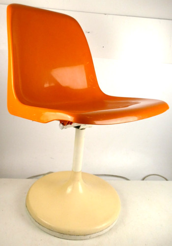 Orange stuhl tulpe kunststoff - orange,
