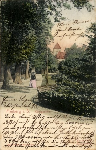 Freiberg sachsen - ak,