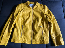 tolle Bikerjacke von Cecil Jacke gelb   XXL NEU ungetragen Kunstleder