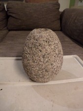 Vase-Granit-Gestockt-Eiform