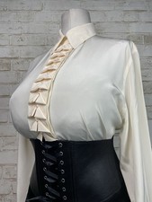 Vintage Planet creme seidige