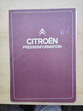 Alte Info Presse Mappe Citroen Ohne Inhalt Auto Sammeln