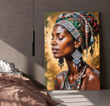 Afrikanische Frau Kunst