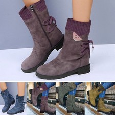 Damen Stiefel Warm Gefüttert
