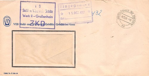 415856 ddr zkd - 415856), dienstblg.