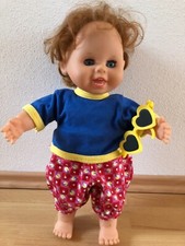 Zapf Creation Puppe  rote Haare  ca. 1992  40cm  Sonnenbrille Schuhe