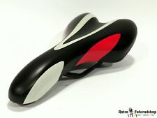 Selle Royal Sattel BJ 2005 Made in Italy MTB Rennrad Youngtimer schwarz rot 337g