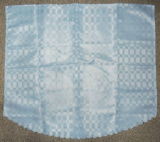 Küchenvorhang Schrankvorhang Hellblau Karo ca. 80x75cm