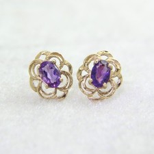 Filigrane Ohrstecker 9 kt Gold